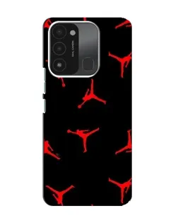 Чехол для TECNO Spark GO (2022) с картинкой «Jordan Red Pattern» Чехол для TECNO Spark GO (2022) с картинкой «Jordan Red Pattern»