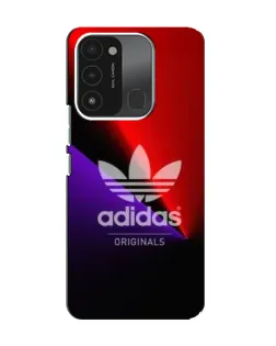 Чехол для TECNO Spark GO (2022) с картинкой «Adidas Red Neon»
