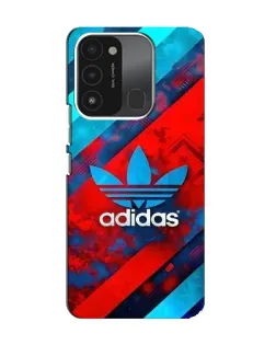 Чехол для TECNO Spark GO (2022) с картинкой «Абстракция Adidas»