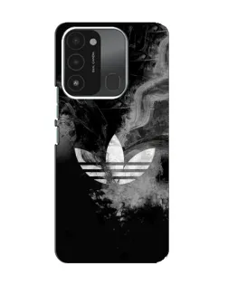 Чехол для TECNO Spark GO (2022) с картинкой «Абстрактный дым Adidas»