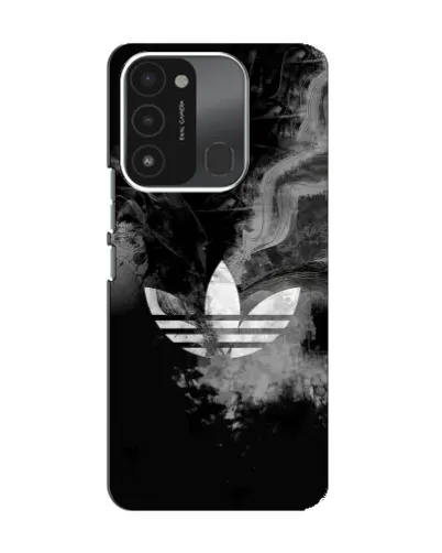 Чехол для TECNO Spark GO (2022) с картинкой «Абстрактный дым Adidas»