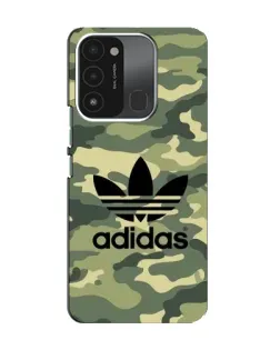 Чехол для TECNO Spark GO (2022) с картинкой «Милитари стиль Adidas»