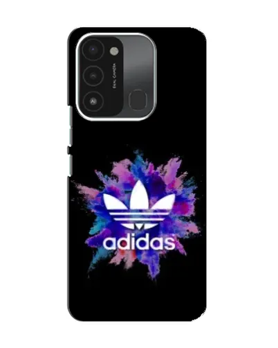 Чехол для TECNO Spark GO (2022) с картинкой «Взрыв красок Adidas»
