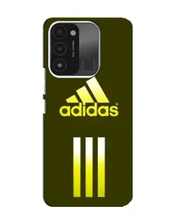 Чехол для TECNO Spark GO (2022) с картинкой «Оливковый градиент Adidas»