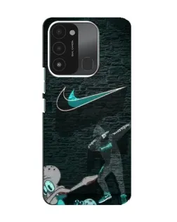 Чехол для TECNO Spark GO (2022) с картинкой «Спортивный арт Nike»