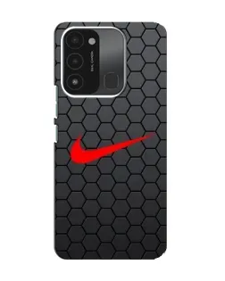 Чехол для TECNO Spark GO (2022) с картинкой «Nike — карбоновая сетка»