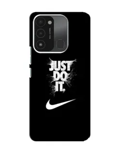 Чехол для TECNO Spark GO (2022) с картинкой «Текстовый принт Nike»
