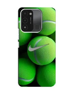 Чехол для TECNO Spark GO (2022) с картинкой «Теннисные мячи Найк»