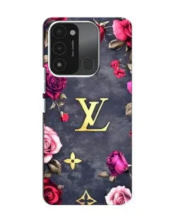 Чехол для TECNO Spark GO (2022) с картинкой «Цветочный Louis Vuitton»