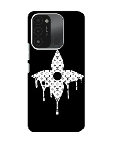 Чехол для TECNO Spark GO (2022) с картинкой «Цветочная монограмма» Чехол для TECNO Spark GO (2022) с картинкой «Цветочная монограмма»