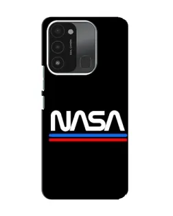 Чехол для TECNO Spark GO (2022) с картинкой «NASA — классика Red Blue»