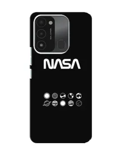 Чехол для TECNO Spark GO (2022) с картинкой «NASA — технический принт»