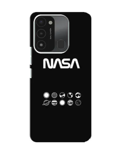 Чехол для TECNO Spark GO (2022) с картинкой «NASA — технический принт»