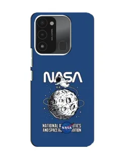 Чехол для TECNO Spark GO (2022) с картинкой «NASA — лунная миссия»