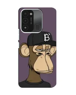 Чехол для TECNO Spark GO (2022) с картинкой «Bored Ape в кепке»