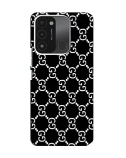 Чехол для TECNO Spark GO (2022) с картинкой «Gucci — сетчатый паттерн»