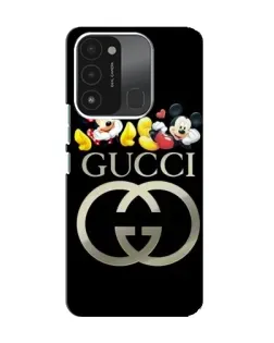Чехол для TECNO Spark GO (2022) с картинкой «Gucci — герои Disney»