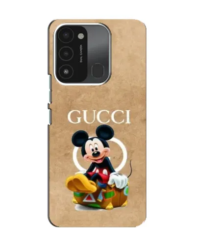 Чехол для TECNO Spark GO (2022) с картинкой «Микки Маус Gucci — крафт» Чехол для TECNO Spark GO (2022) с картинкой «Микки Маус Gucci — крафт»