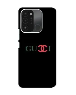Чехол для TECNO Spark GO (2022) с картинкой «Gucci — красный градиент»