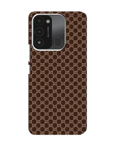 Чехол для TECNO Spark GO (2022) с картинкой «Gucci — шоколадная сетка» Чехол для TECNO Spark GO (2022) с картинкой «Gucci — шоколадная сетка»