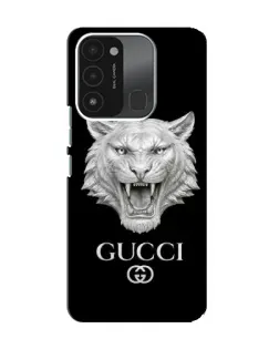 Чехол для TECNO Spark GO (2022) с картинкой «Gucci — серебряный лев» Чехол для TECNO Spark GO (2022) с картинкой «Gucci — серебряный лев»