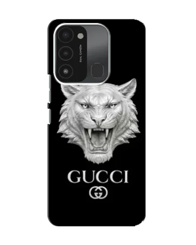 Чехол для TECNO Spark GO (2022) с картинкой «Gucci — серебряный лев» Чехол для TECNO Spark GO (2022) с картинкой «Gucci — серебряный лев»