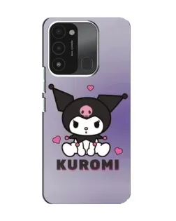 Чехол для TECNO Spark GO (2022) с картинкой «Kuromi — фиолетовый арт»