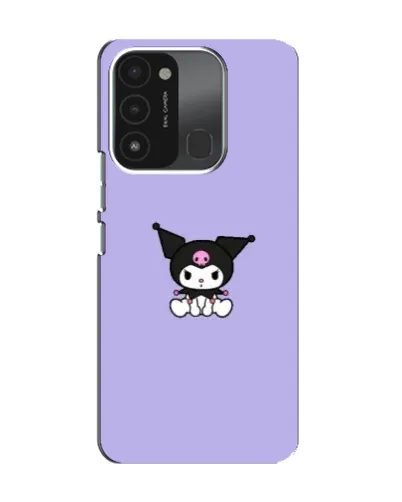 Чехол для TECNO Spark GO (2022) с картинкой «Kuromi — фиолетовый минимализм»