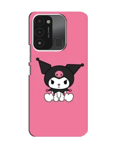 Чехол для TECNO Spark GO (2022) с картинкой «Хмурая Kuromi»