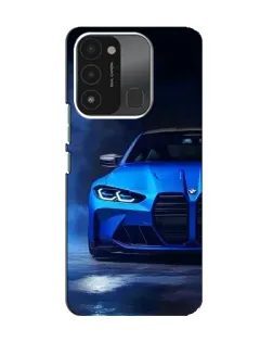 Чехол для TECNO Spark GO (2022) с картинкой «Голубая BMW M4» Чехол для TECNO Spark GO (2022) с картинкой «Голубая BMW M4»