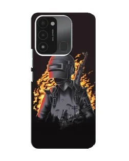 Чехол для TECNO Spark GO (2022) с картинкой «PUBG — огненный силуэт» Чехол для TECNO Spark GO (2022) с картинкой «PUBG — огненный силуэт»