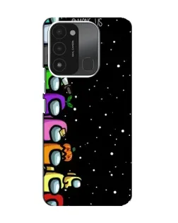 Чехол для TECNO Spark GO (2022) с картинкой «Команда Among Us» Чехол для TECNO Spark GO (2022) с картинкой «Команда Among Us»