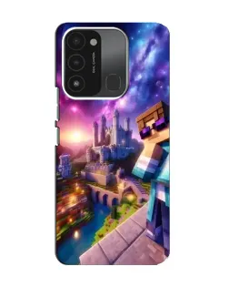 Чехол для TECNO Spark GO (2022) с картинкой «Стив и космос»