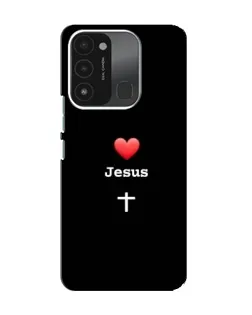 Чохол для TECNO Spark GO (2022) з картинкою «Серце - Jesus» Чохол для TECNO Spark GO (2022) з картинкою «Серце - Jesus»