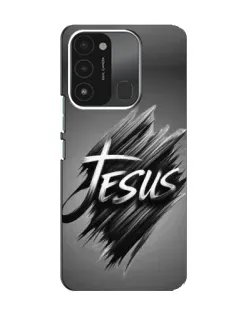Чехол для TECNO Spark GO (2022) с картинкой «Надпись Jesus Graffiti»