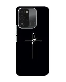 Чехол для TECNO Spark GO (2022) с картинкой «Тонкий крест» Чехол для TECNO Spark GO (2022) с картинкой «Тонкий крест»