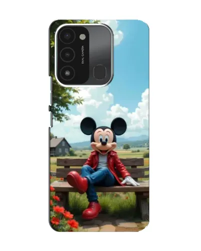 Чехол для TECNO Spark GO (2022) с картинкой «Микки на скамейке» Чехол для TECNO Spark GO (2022) с картинкой «Микки на скамейке»