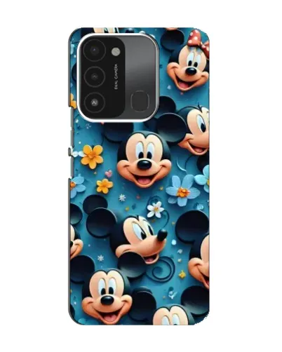 Чехол для TECNO Spark GO (2022) с картинкой «Паттерн Микки и Минни» Чехол для TECNO Spark GO (2022) с картинкой «Паттерн Микки и Минни»