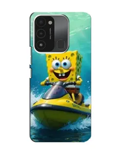 Чехол для TECNO Spark GO (2022) с картинкой «Спанч Боб на гидроцикле» Чехол для TECNO Spark GO (2022) с картинкой «Спанч Боб на гидроцикле»