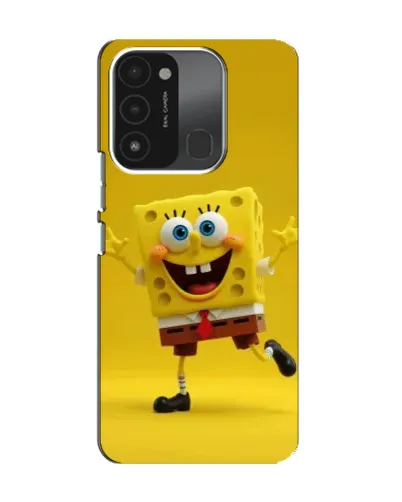 Чехол для TECNO Spark GO (2022) с картинкой «Позитивный Губка Боб»