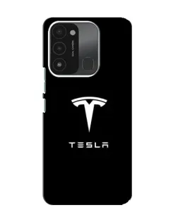 Чохол для TECNO Spark GO (2022) з картинкою «Tesla White Logo» Чохол для TECNO Spark GO (2022) з картинкою «Tesla White Logo»