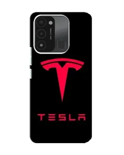 Чохол для TECNO Spark GO (2022) з картинкою «Tesla Red Logo» Чохол для TECNO Spark GO (2022) з картинкою «Tesla Red Logo»