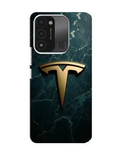 Чохол для TECNO Spark GO (2022) з картинкою «Мармурова Tesla Gold» Чохол для TECNO Spark GO (2022) з картинкою «Мармурова Tesla Gold»