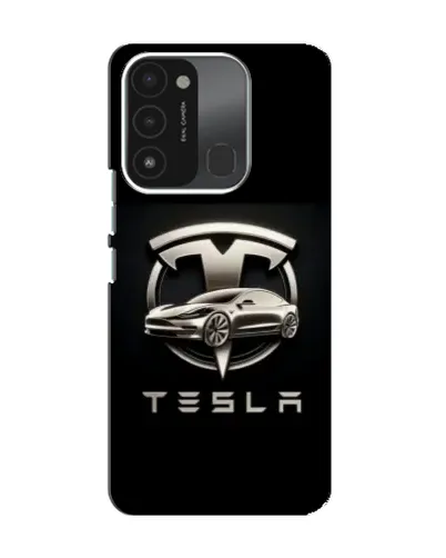 Чохол для TECNO Spark GO (2022) з картинкою «Tesla — срібне авто» Чохол для TECNO Spark GO (2022) з картинкою «Tesla — срібне авто»