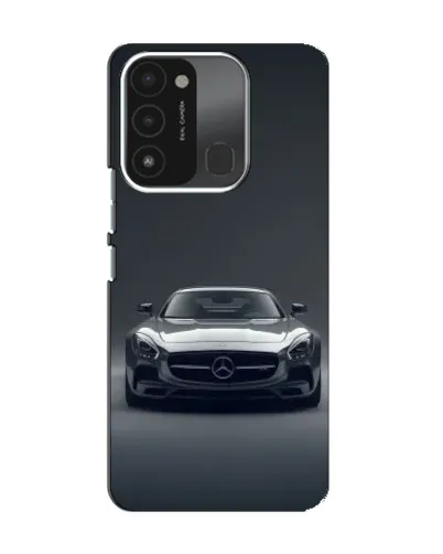 Чехол для TECNO Spark GO (2022) с картинкой «Mercedes на черном»