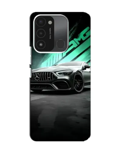 Чехол для TECNO Spark GO (2022) с картинкой «Темный Mercedes AMG»