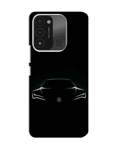 Чехол для TECNO Spark GO (2022) с картинкой «Mercedes — силуэт авто» Чехол для TECNO Spark GO (2022) с картинкой «Mercedes — силуэт авто»
