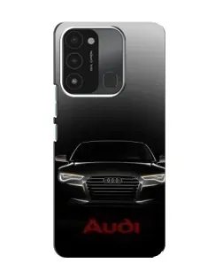 Чехол для TECNO Spark GO (2022) с картинкой «Audi — градиентный контур» Чехол для TECNO Spark GO (2022) с картинкой «Audi — градиентный контур»