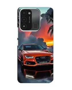 Чехол для TECNO Spark GO (2022) с картинкой «Audi — закат» Чехол для TECNO Spark GO (2022) с картинкой «Audi — закат»