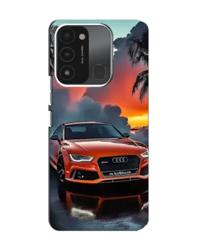 Чехол для TECNO Spark GO (2022) с картинкой «Audi — закат» Чехол для TECNO Spark GO (2022) с картинкой «Audi — закат»
